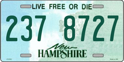 NH license plate 2378727