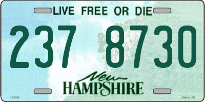NH license plate 2378730