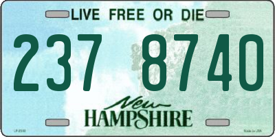 NH license plate 2378740