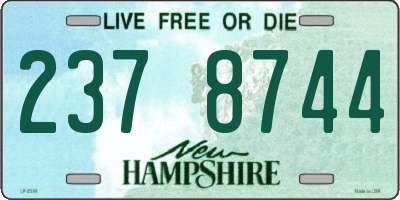 NH license plate 2378744