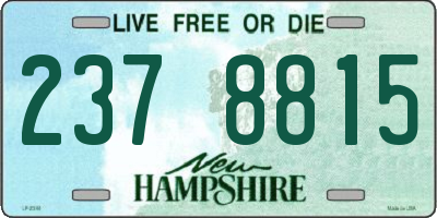NH license plate 2378815