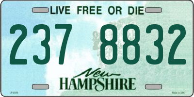 NH license plate 2378832