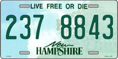 NH license plate 2378843