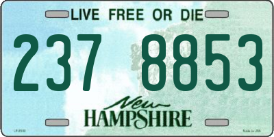 NH license plate 2378853