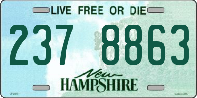 NH license plate 2378863