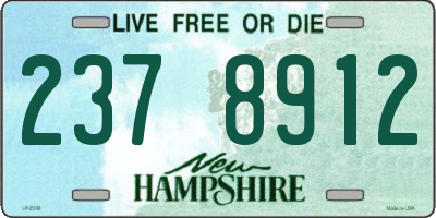 NH license plate 2378912