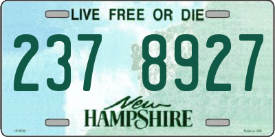 NH license plate 2378927