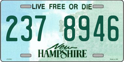 NH license plate 2378946