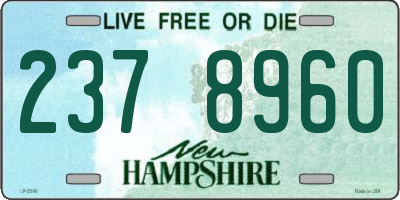 NH license plate 2378960