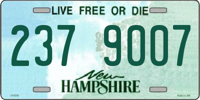 NH license plate 2379007