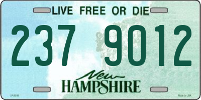 NH license plate 2379012
