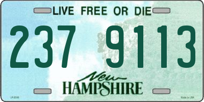 NH license plate 2379113