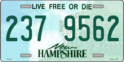 NH license plate 2379562