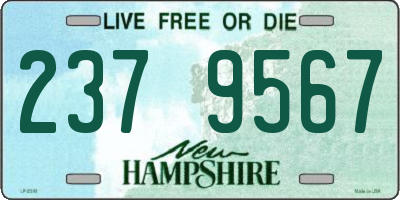 NH license plate 2379567
