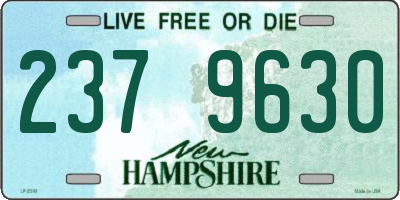 NH license plate 2379630