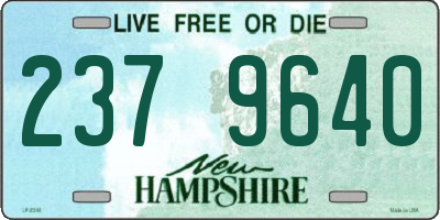 NH license plate 2379640