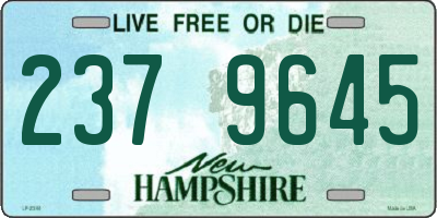 NH license plate 2379645