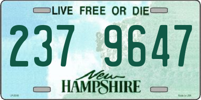 NH license plate 2379647
