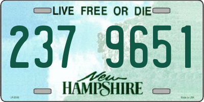 NH license plate 2379651