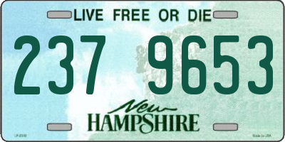 NH license plate 2379653