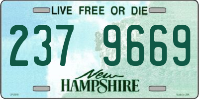 NH license plate 2379669