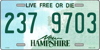NH license plate 2379703