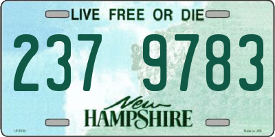 NH license plate 2379783