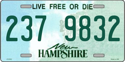 NH license plate 2379832