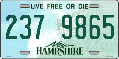 NH license plate 2379865