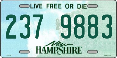 NH license plate 2379883