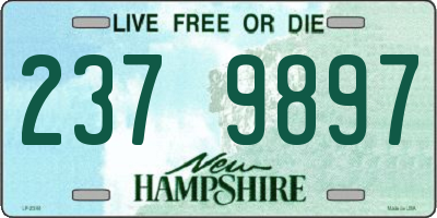 NH license plate 2379897