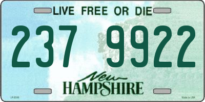 NH license plate 2379922