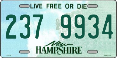 NH license plate 2379934