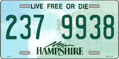 NH license plate 2379938