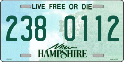 NH license plate 2380112