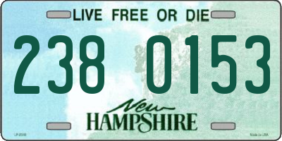 NH license plate 2380153