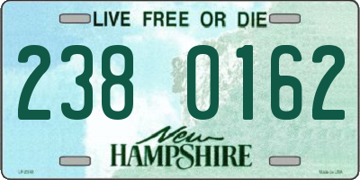 NH license plate 2380162