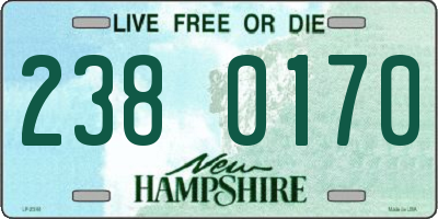 NH license plate 2380170