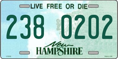 NH license plate 2380202
