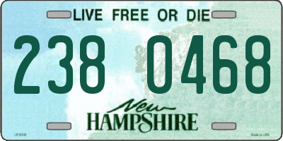 NH license plate 2380468