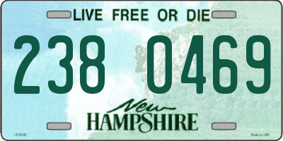 NH license plate 2380469