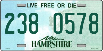 NH license plate 2380578