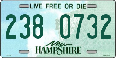 NH license plate 2380732