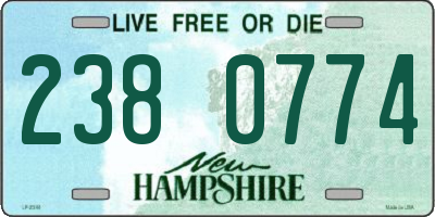 NH license plate 2380774