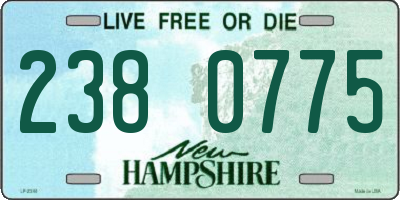 NH license plate 2380775