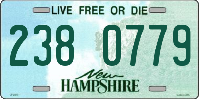 NH license plate 2380779