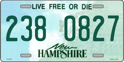 NH license plate 2380827