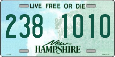 NH license plate 2381010