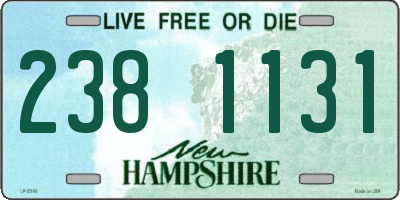 NH license plate 2381131