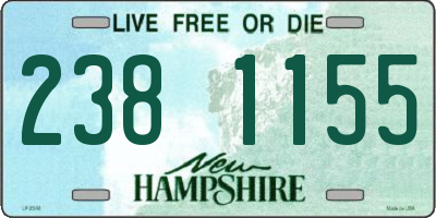NH license plate 2381155
